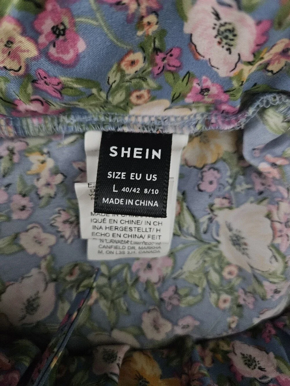 Shein Floral Stretchy Maxi Skirt Large - Picture 4 of 4